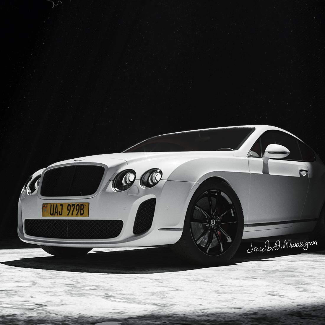 3d Car rendering by Wal-evisual
